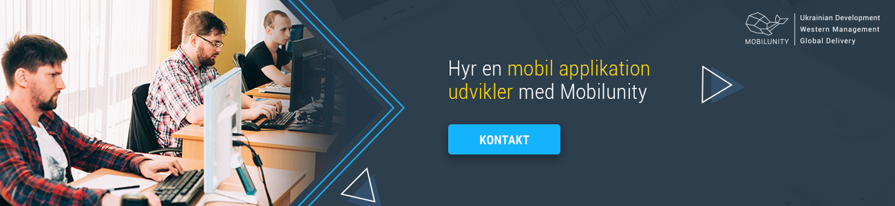 hyr mobil applikation udvikling